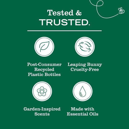 CLEAN DAY Hand Soap Scent Variety Pack Includes 1 of Each, Rosemary + Basil + Geranium + Honeysuckle + Lavender + Lemon Verbena, (Count of 6)