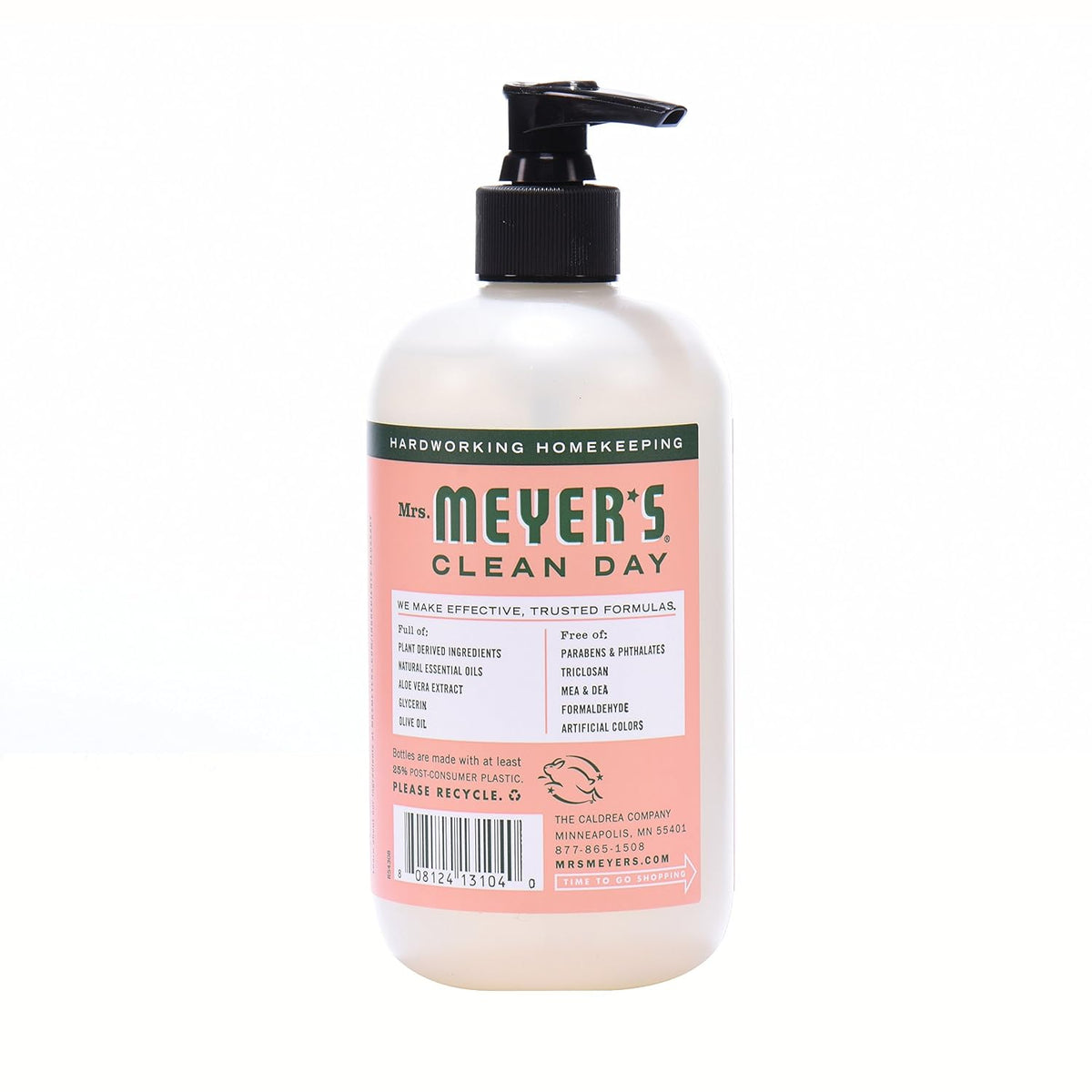 Mrs Meyers Hand Soap Geranium 12.5 Ounce Pump (370Ml) (3 Pack)